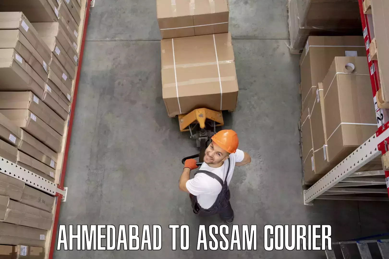 Household goods delivery in Ahmedabad to Chabua