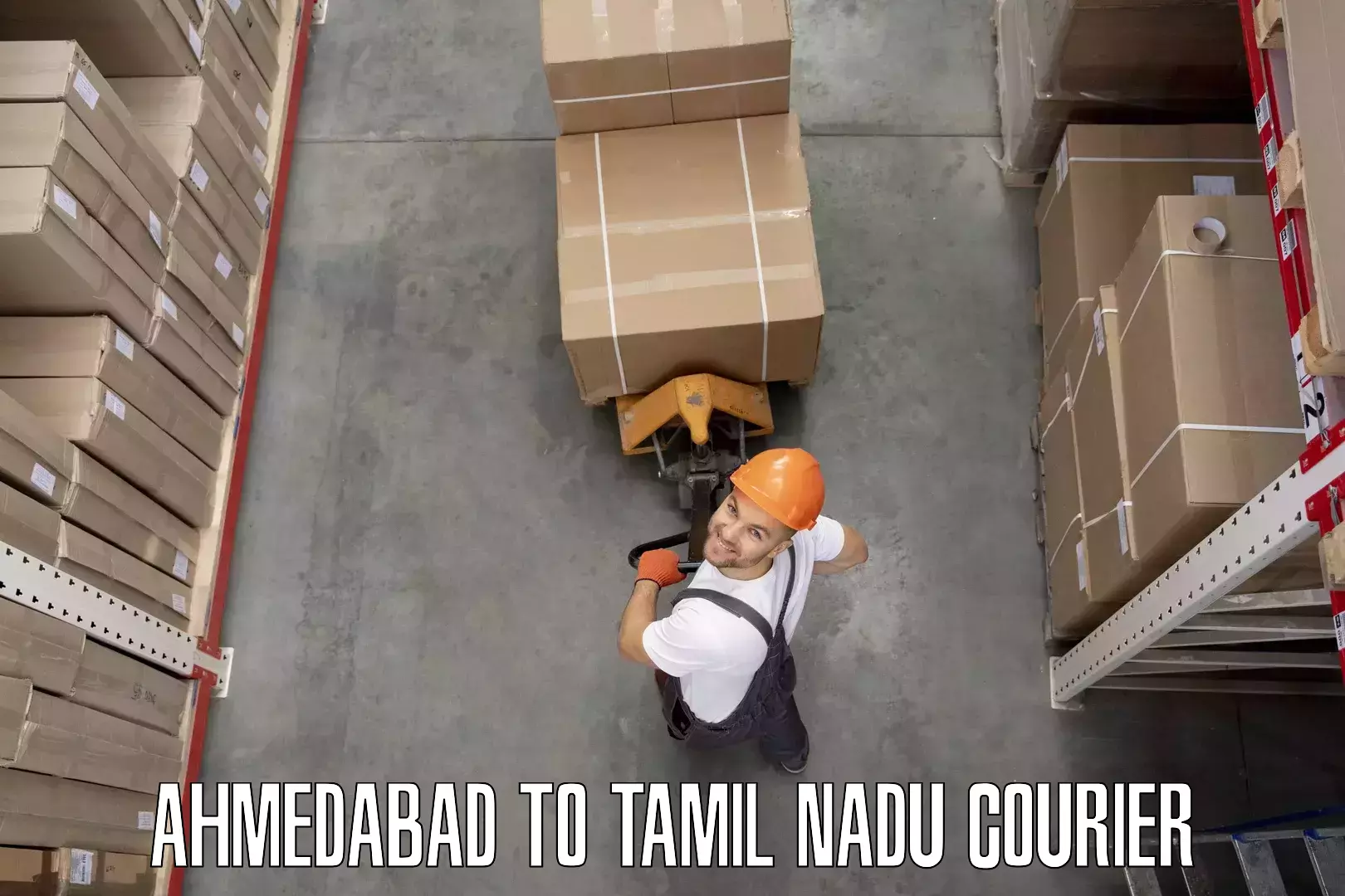 Household transport services Ahmedabad to Chennai Port