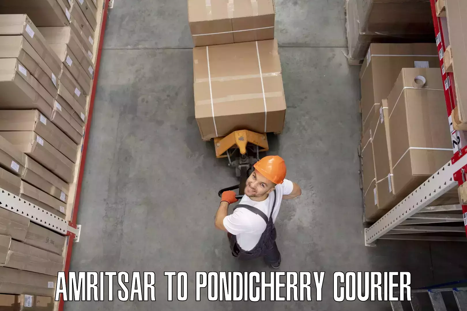 Household goods shipping Amritsar to Pondicherry University