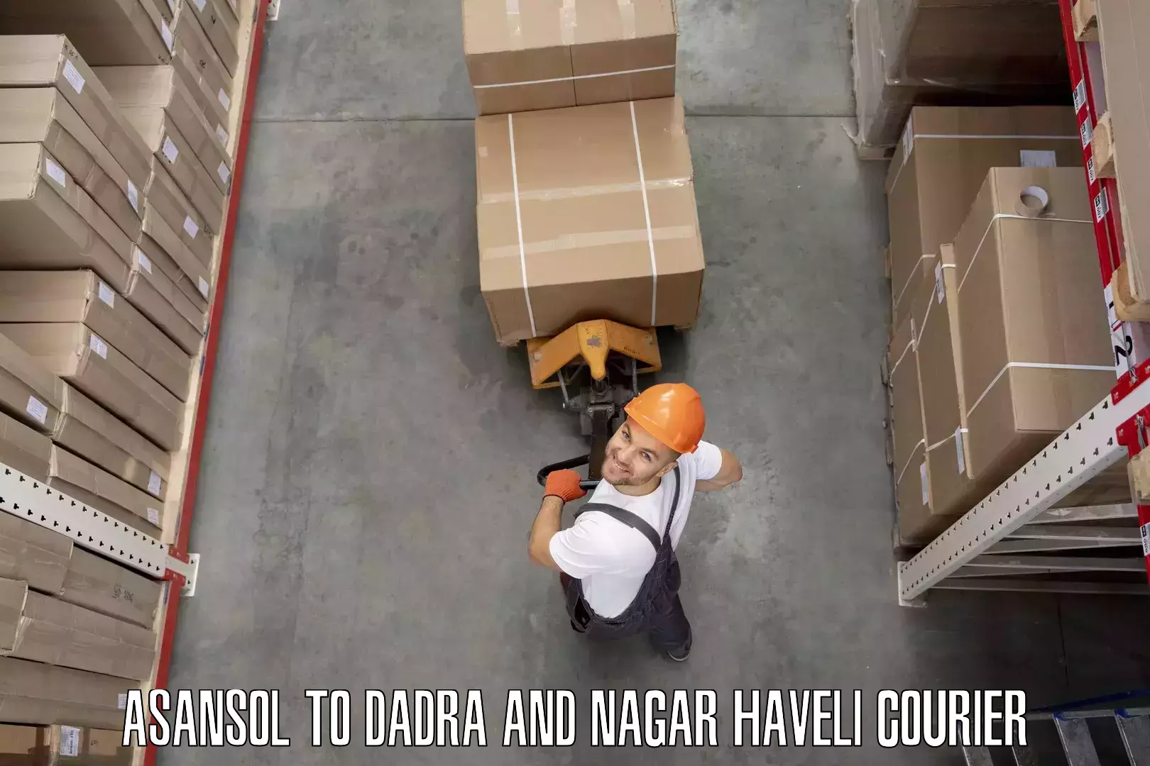 Efficient moving company Asansol to Silvassa