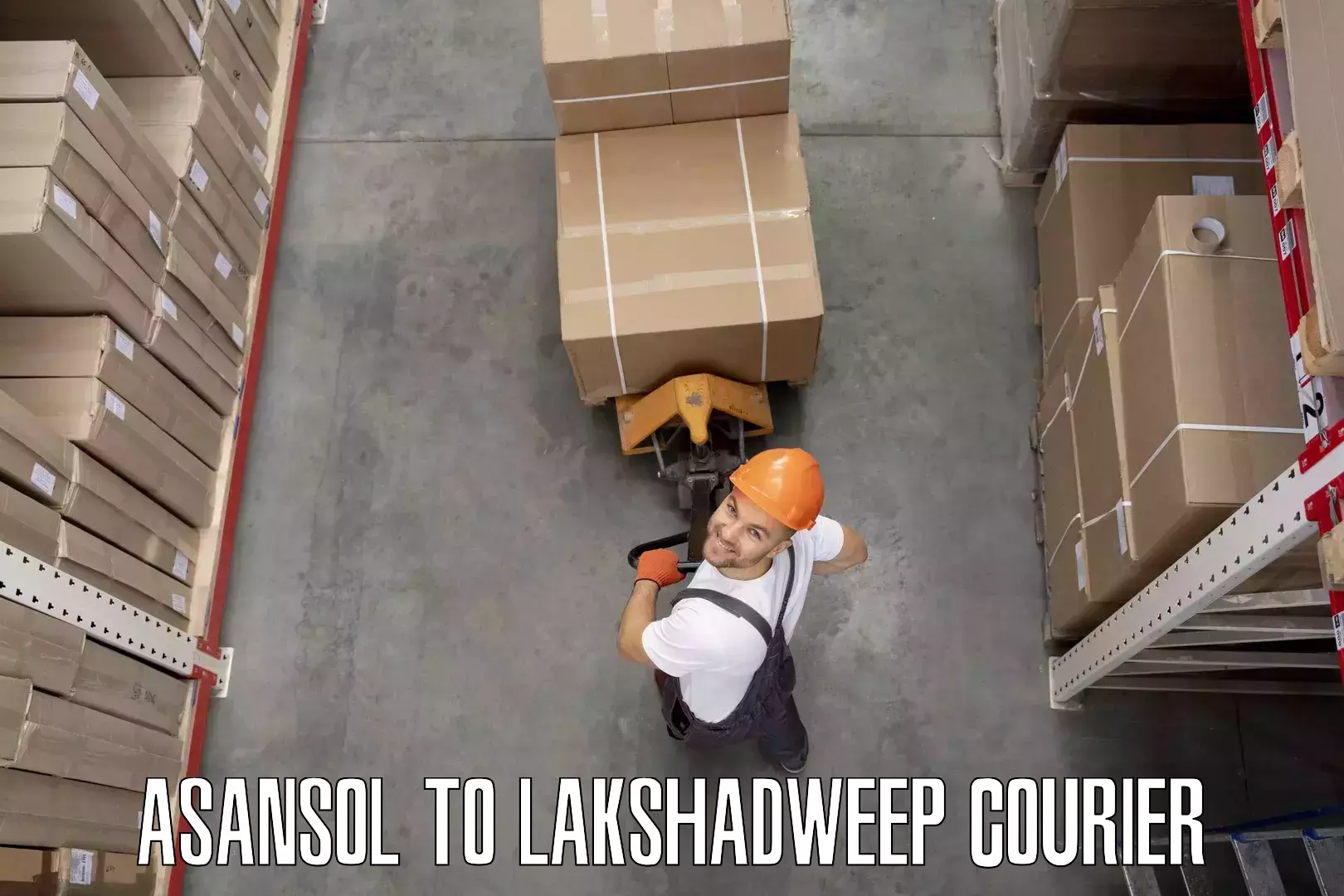 Furniture transport service Asansol to Lakshadweep