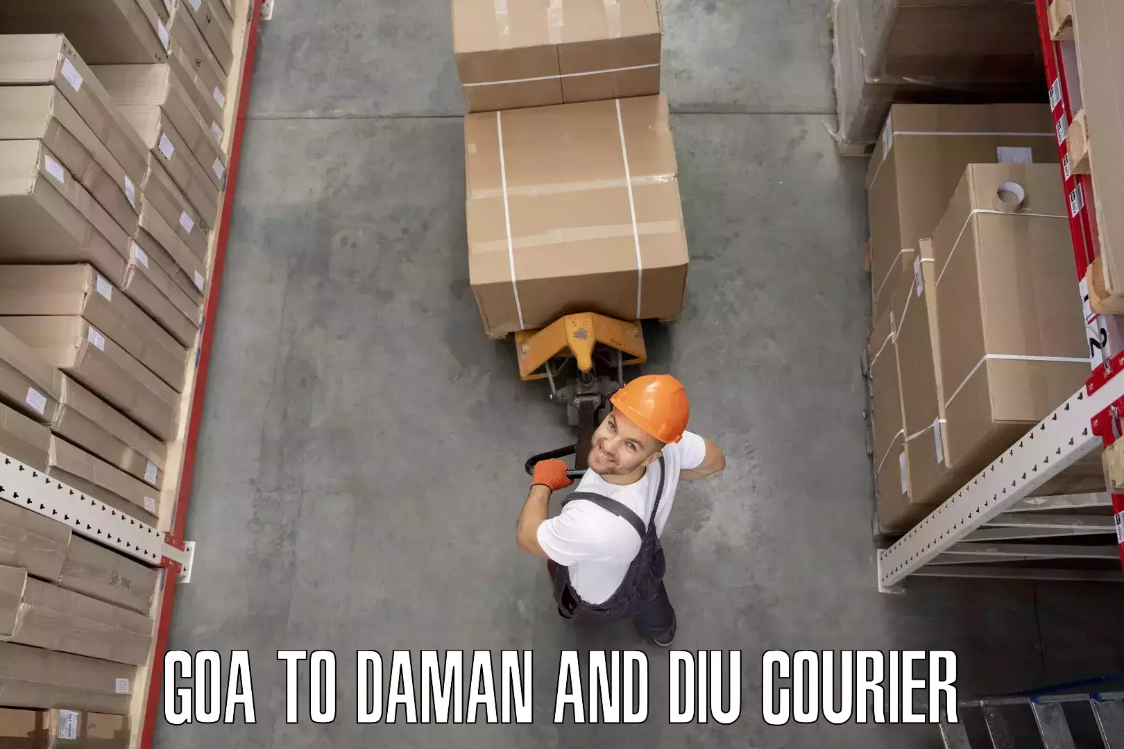 Quality moving company Goa to Daman and Diu
