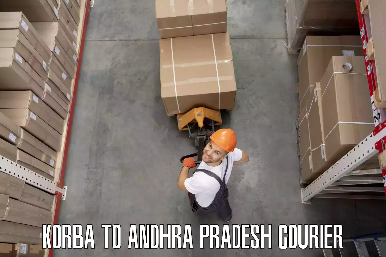 Expert furniture transport Korba to Achampet Palnadu