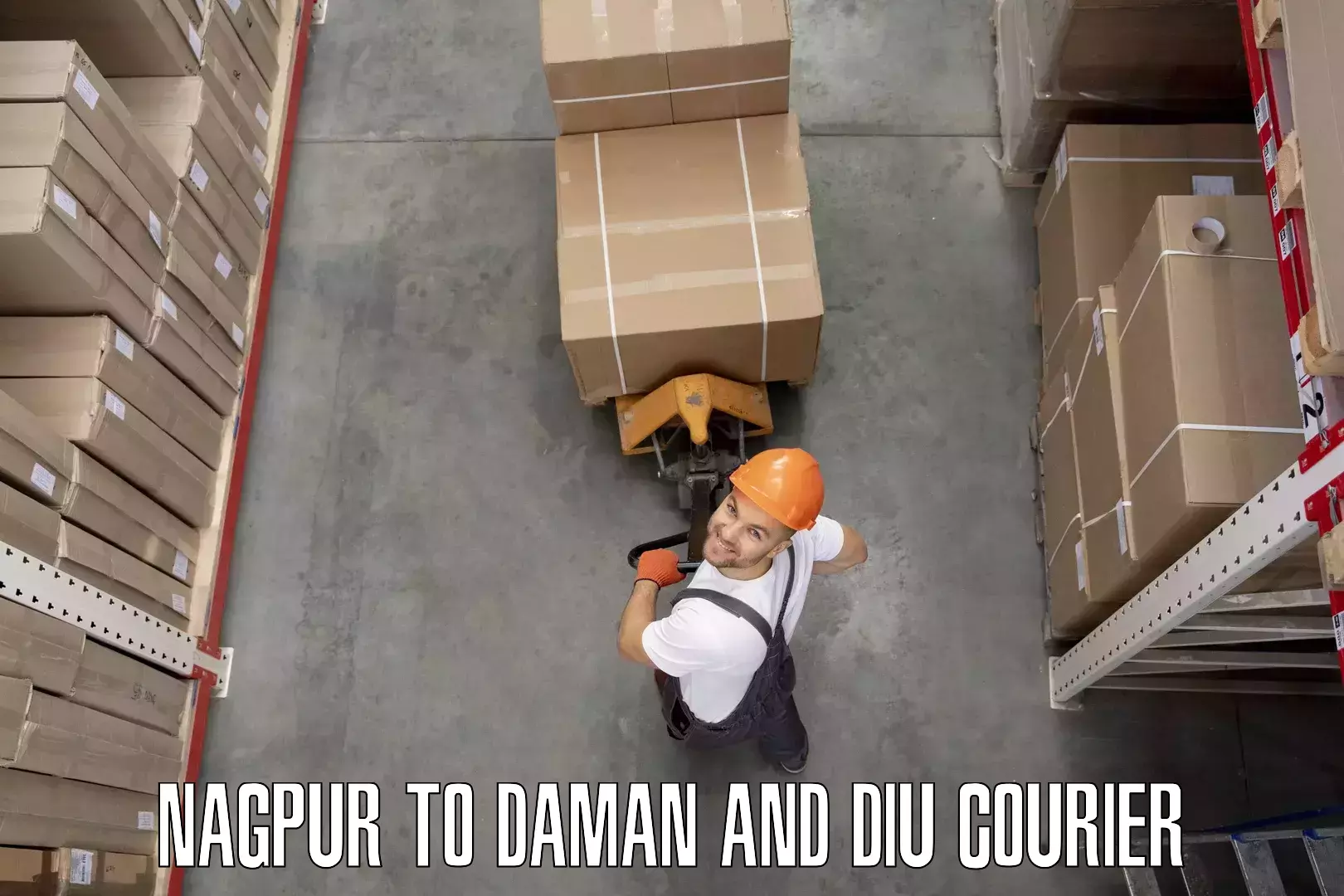 Furniture moving experts Nagpur to Daman and Diu