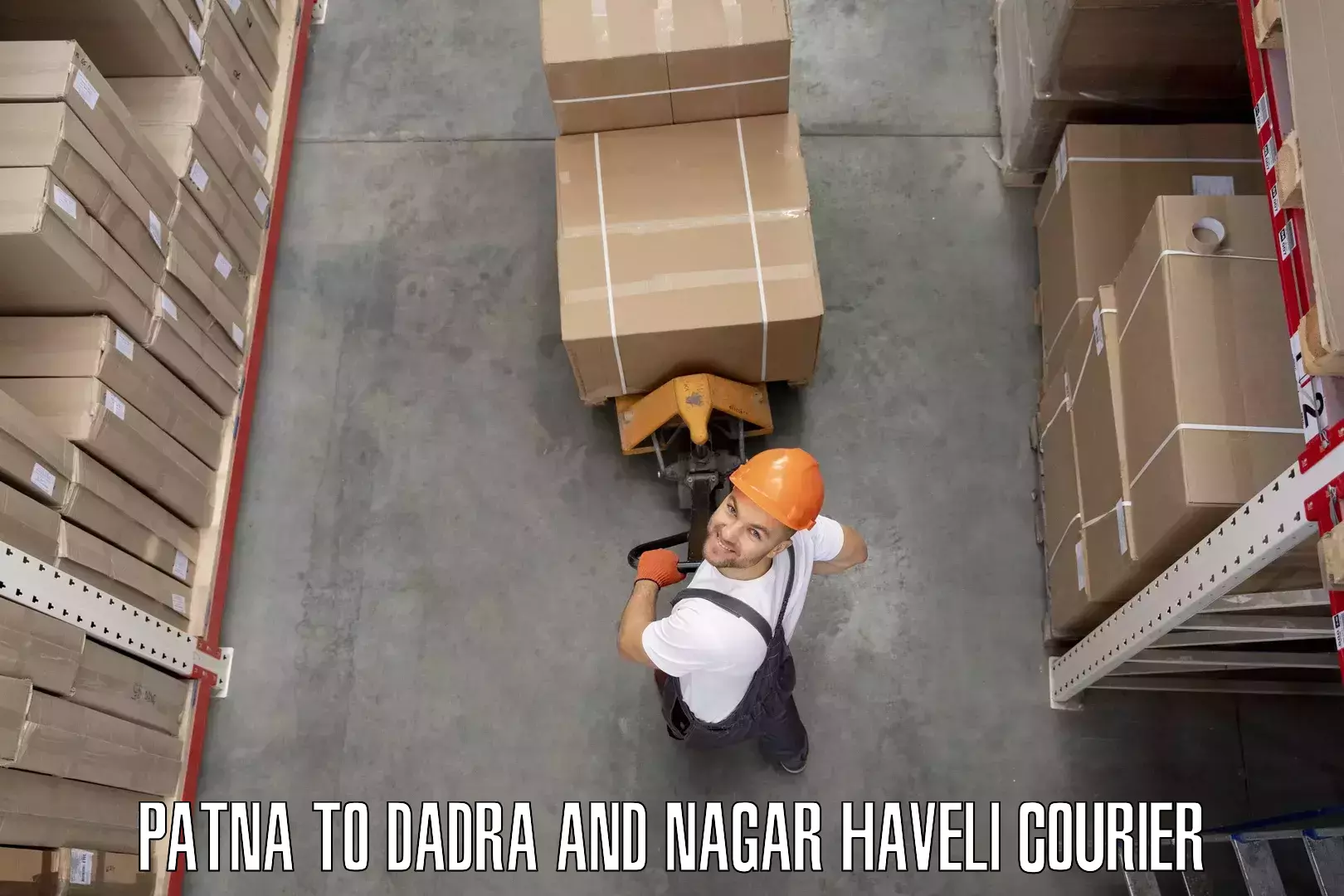 Household goods transport in Patna to Dadra and Nagar Haveli