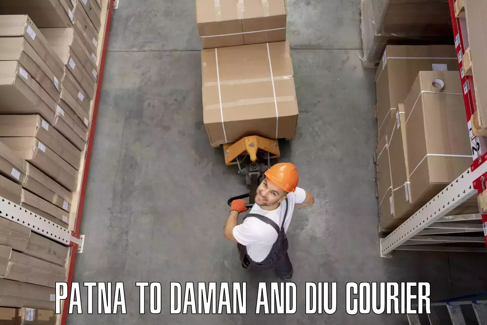 Quick furniture moving Patna to Daman
