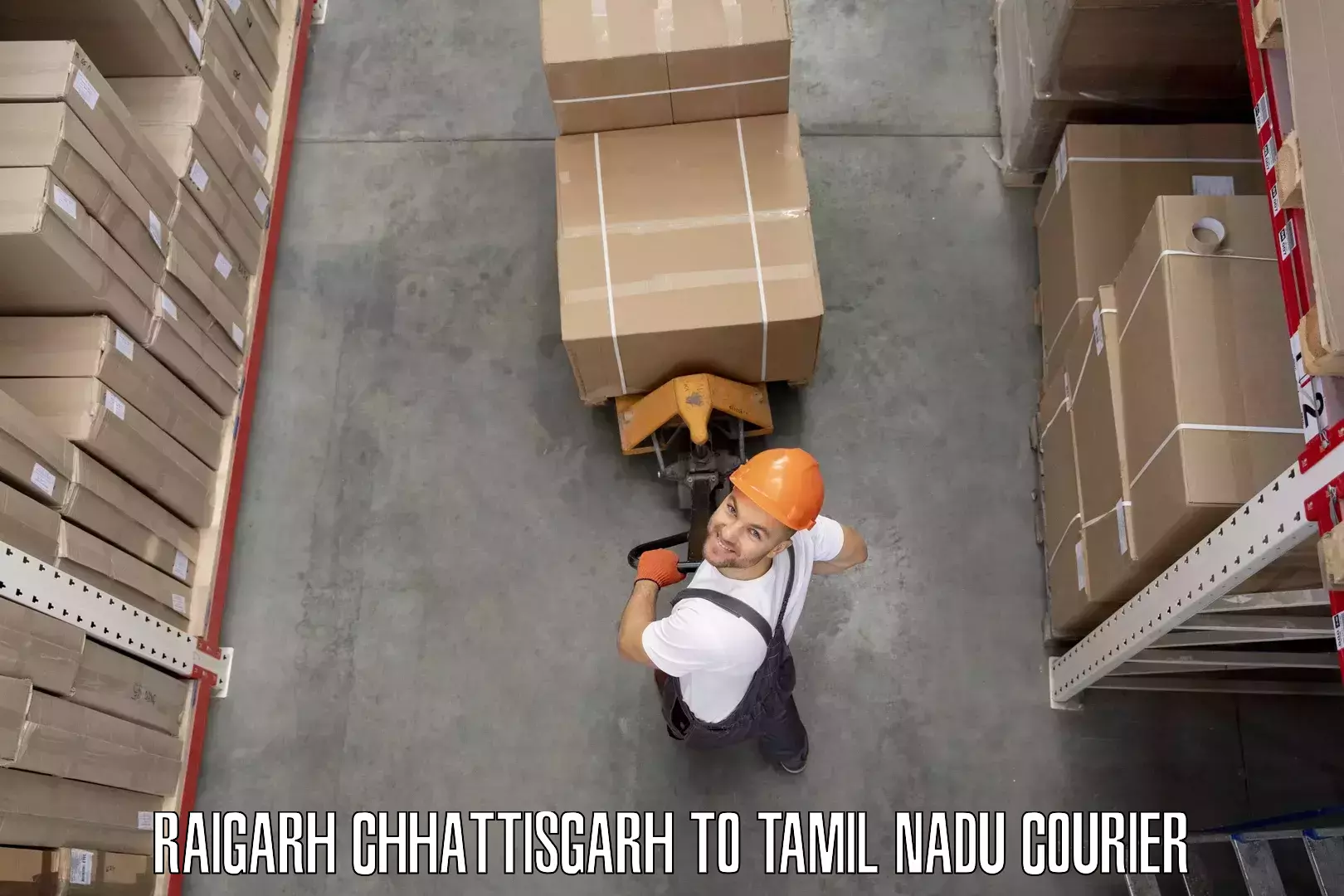 Affordable household movers Raigarh Chhattisgarh to Ennore Port Chennai