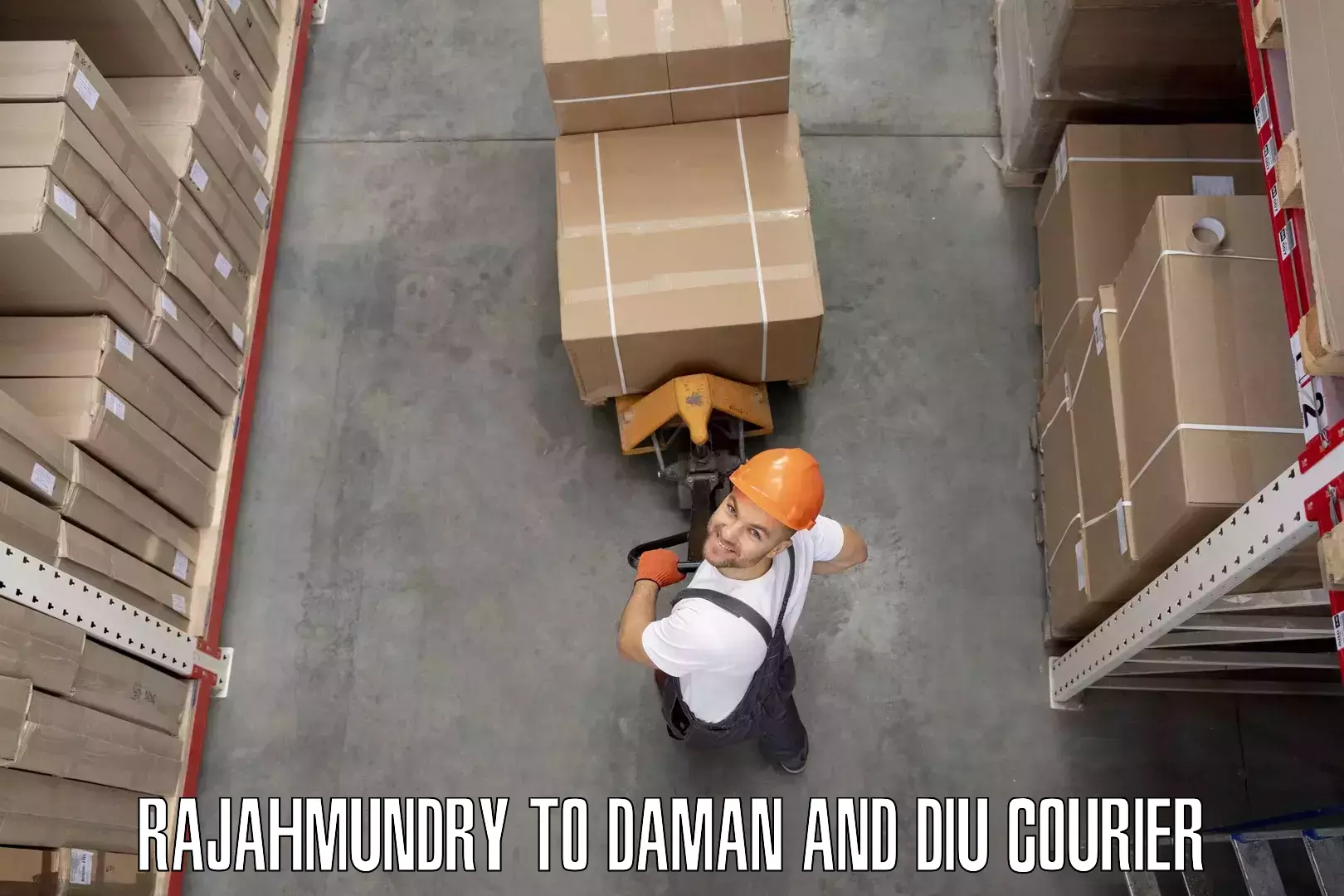 Hassle-free relocation Rajahmundry to Daman and Diu
