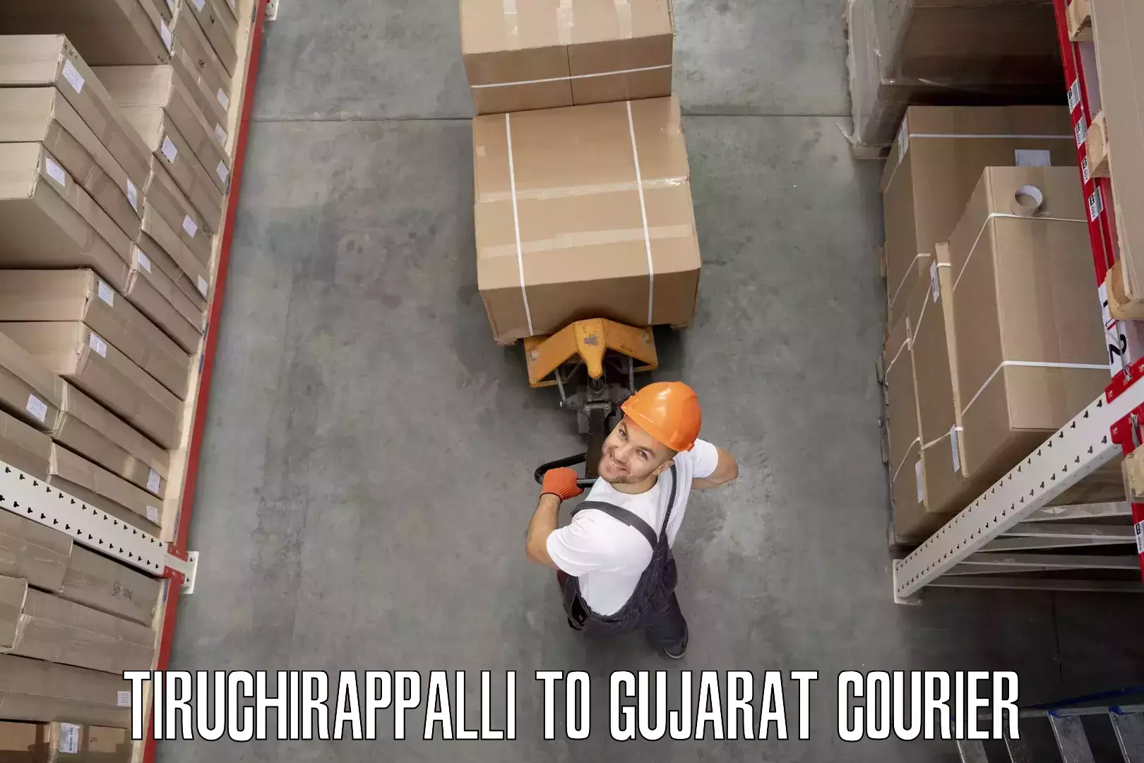 Quality furniture transport Tiruchirappalli to Gujarat