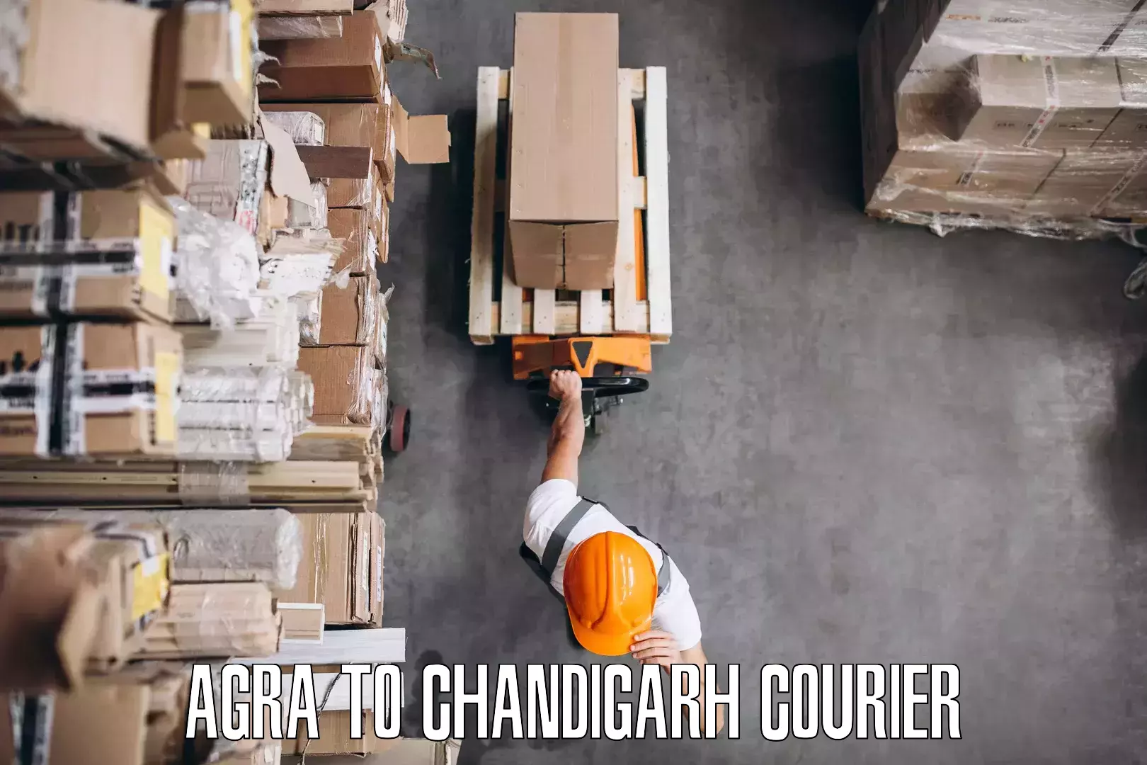 Safe moving services Agra to Panjab University Chandigarh