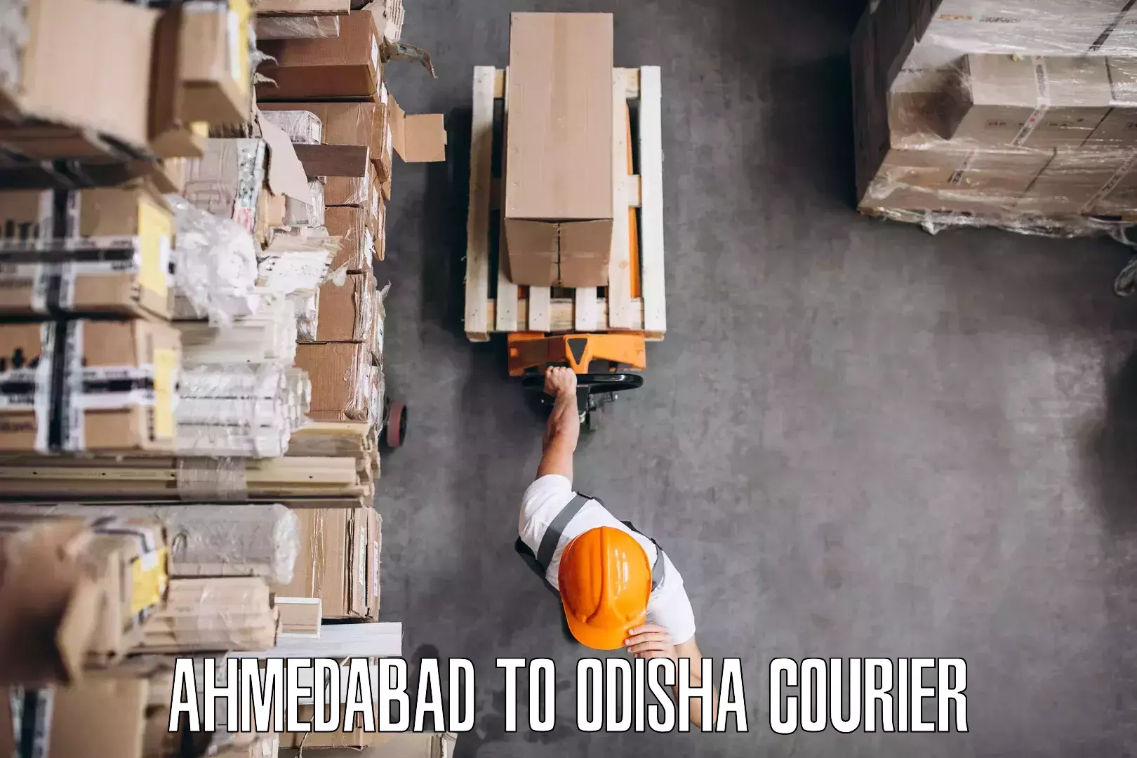 Reliable furniture transport Ahmedabad to Hinjilicut