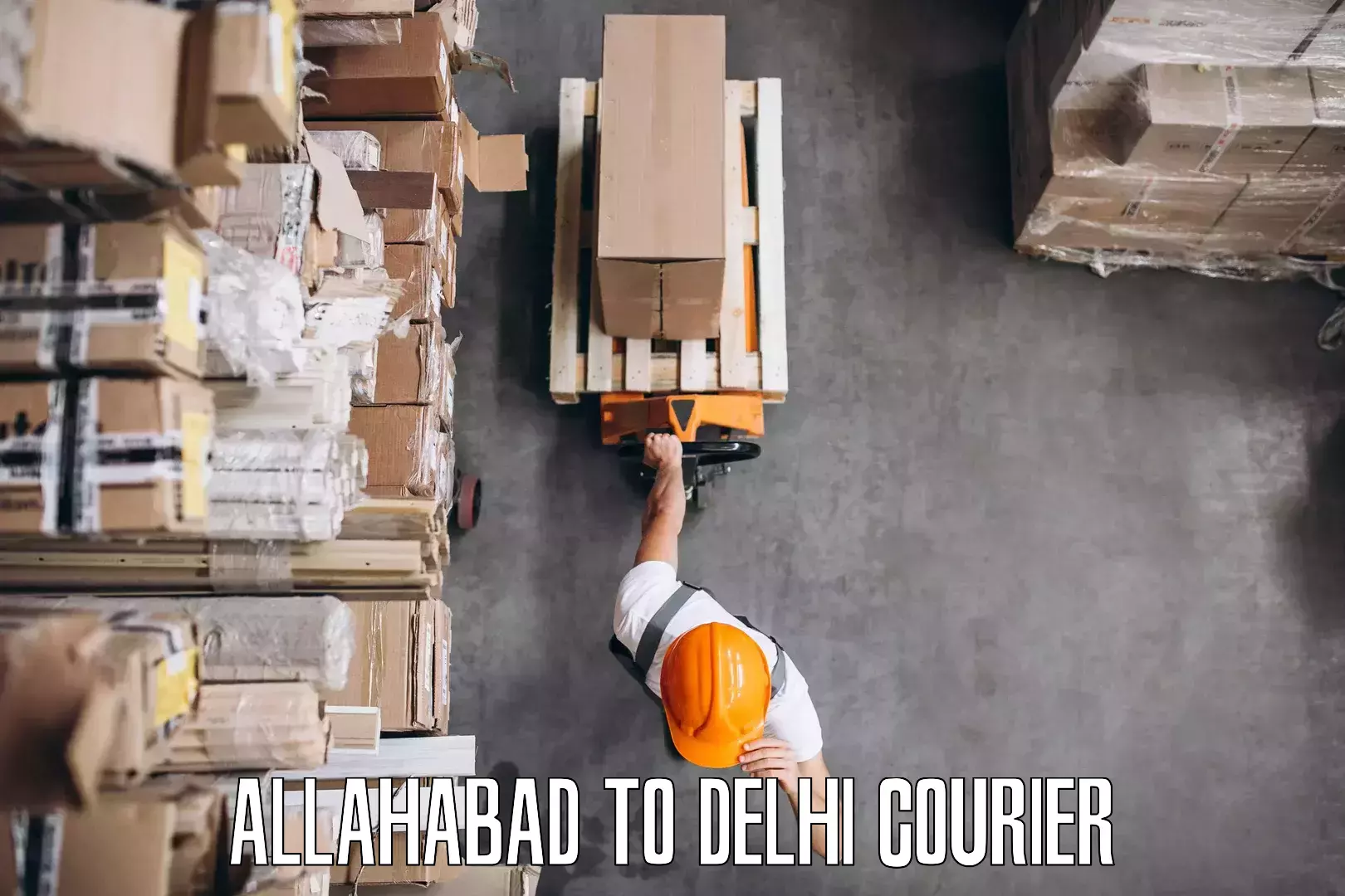 Household goods delivery Allahabad to East Delhi
