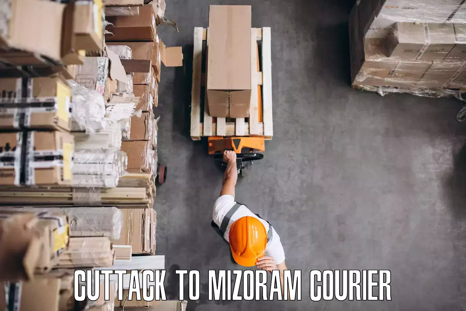 Affordable household movers in Cuttack to Mizoram University Aizawl