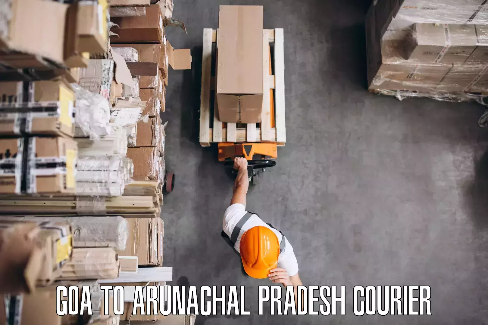 Professional movers Goa to Arunachal Pradesh