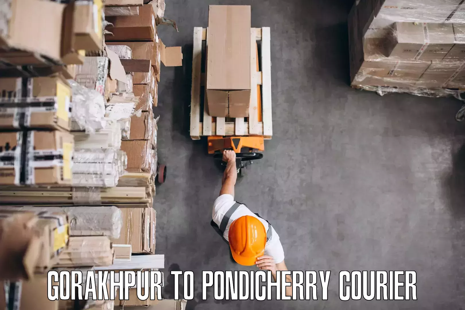 Easy furniture transport Gorakhpur to Pondicherry