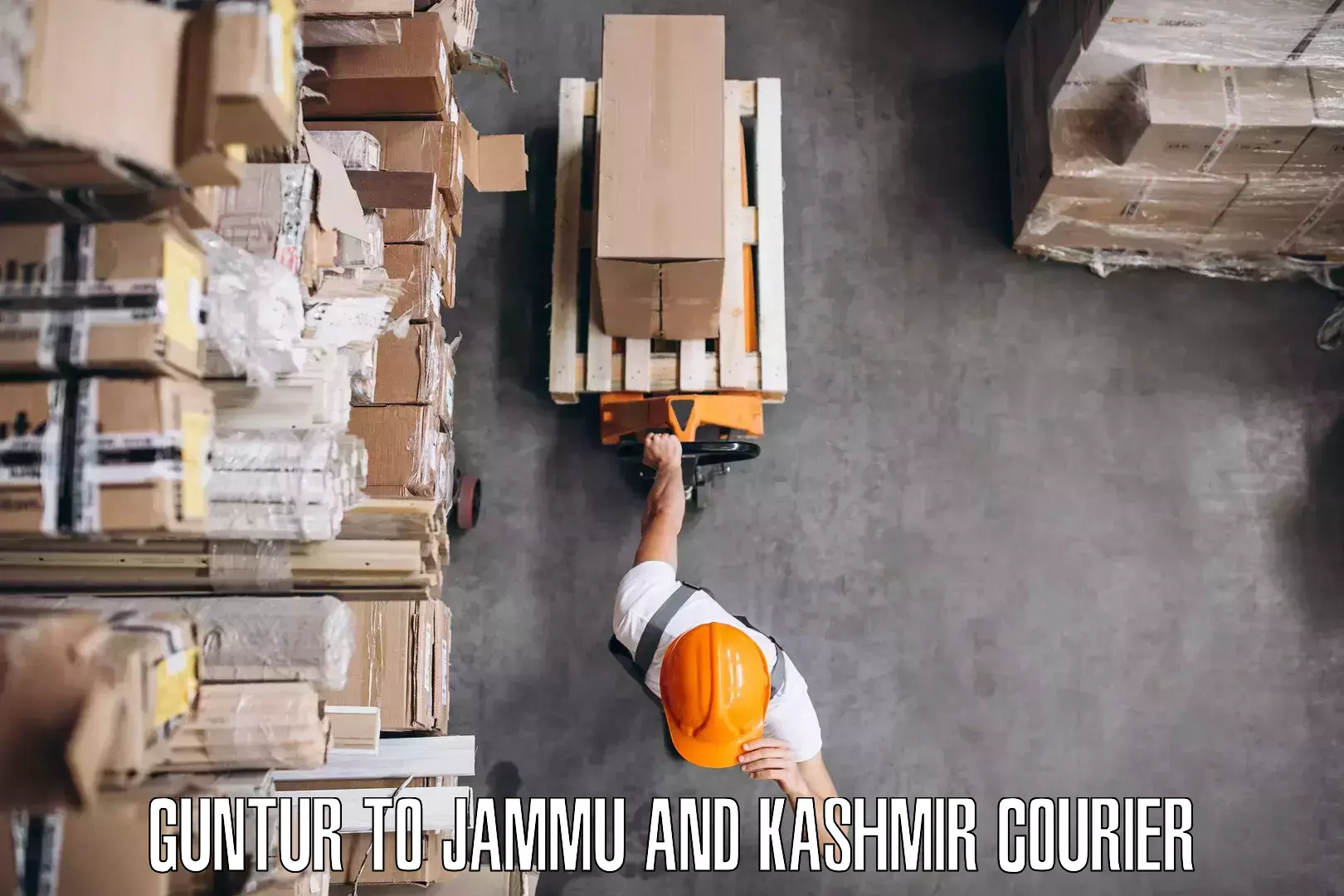 Specialized furniture movers Guntur to Srinagar Kashmir