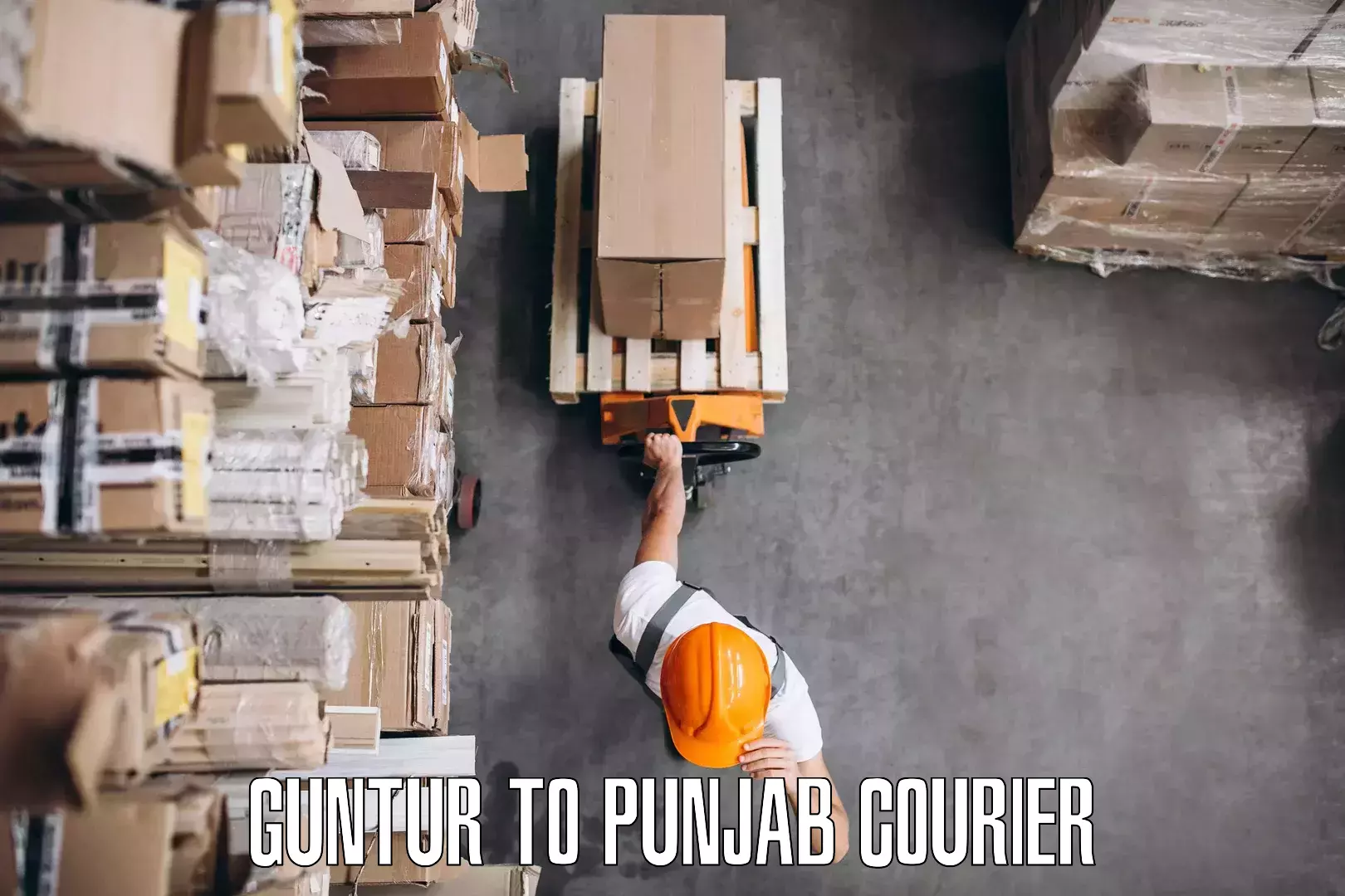 Professional furniture moving Guntur to Punjab