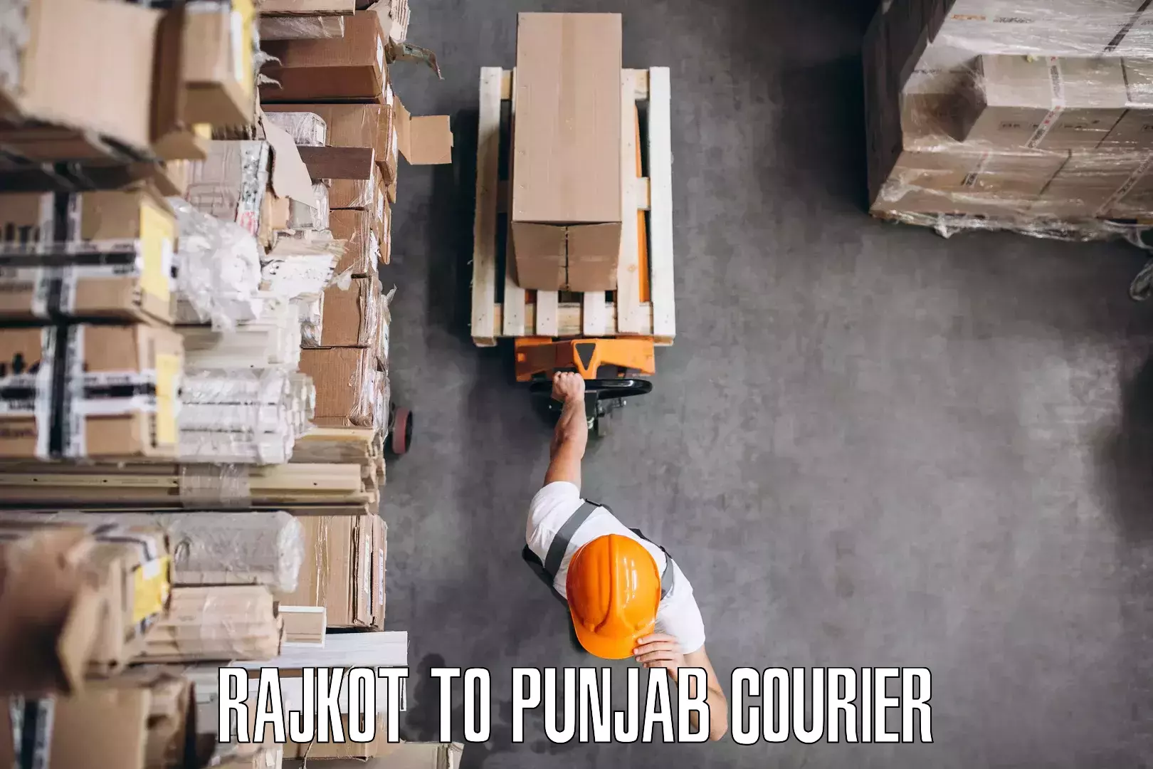 Quality moving services in Rajkot to Kapurthala