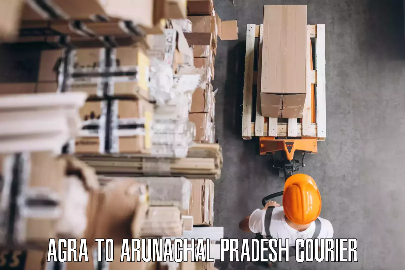 Professional furniture movers Agra to Arunachal Pradesh
