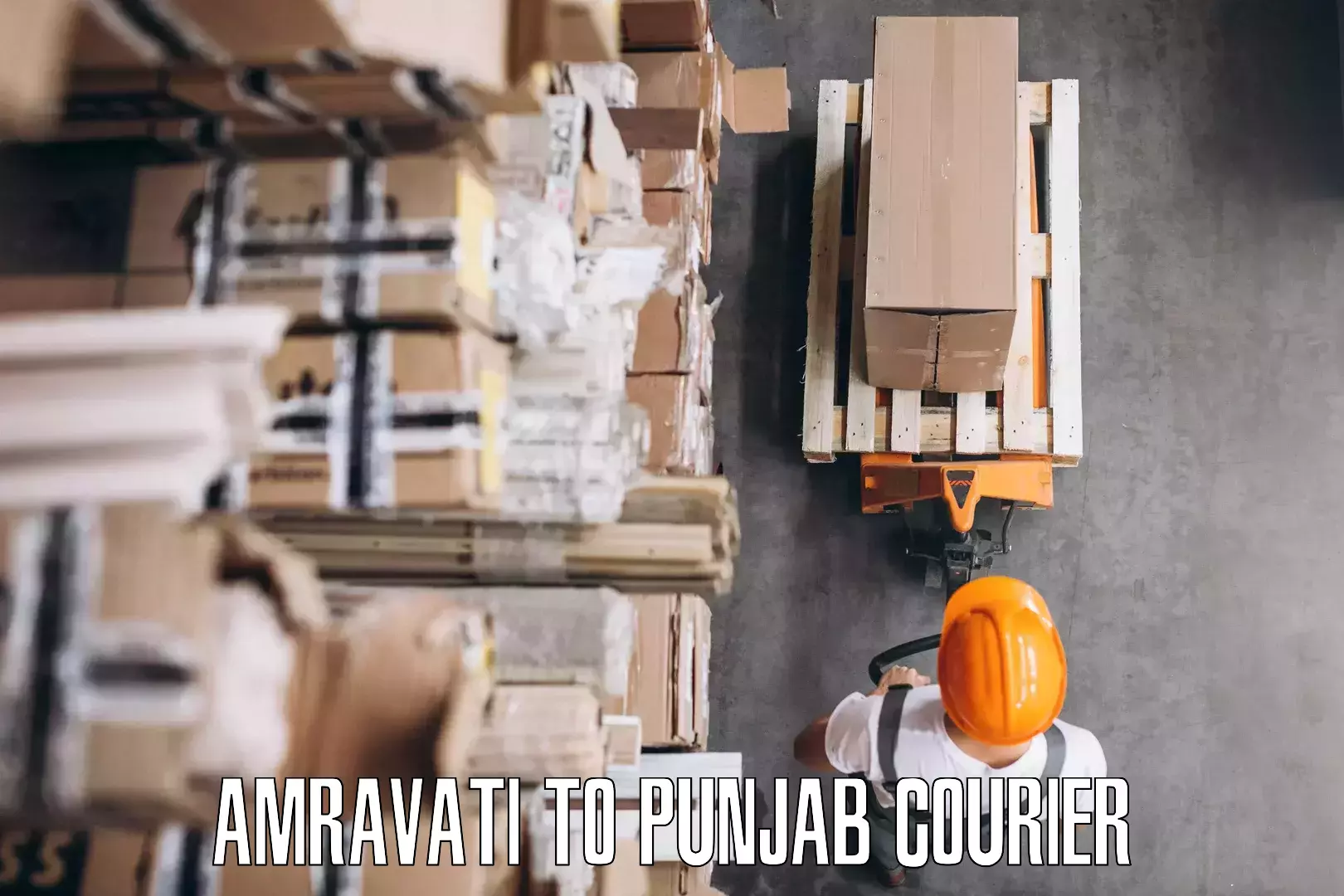 Furniture transport company Amravati to Punjab