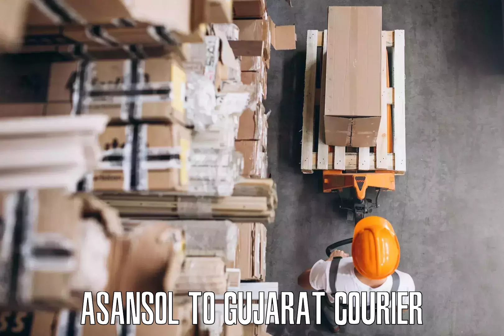 Trusted moving company Asansol to Gujarat