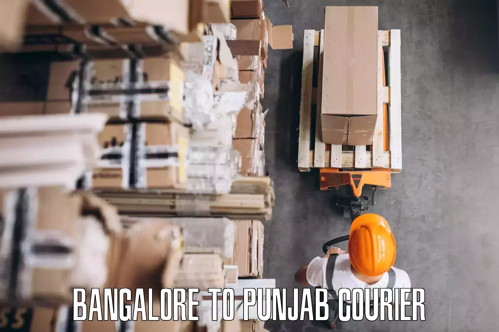 Professional home goods transport Bangalore to IIT Ropar
