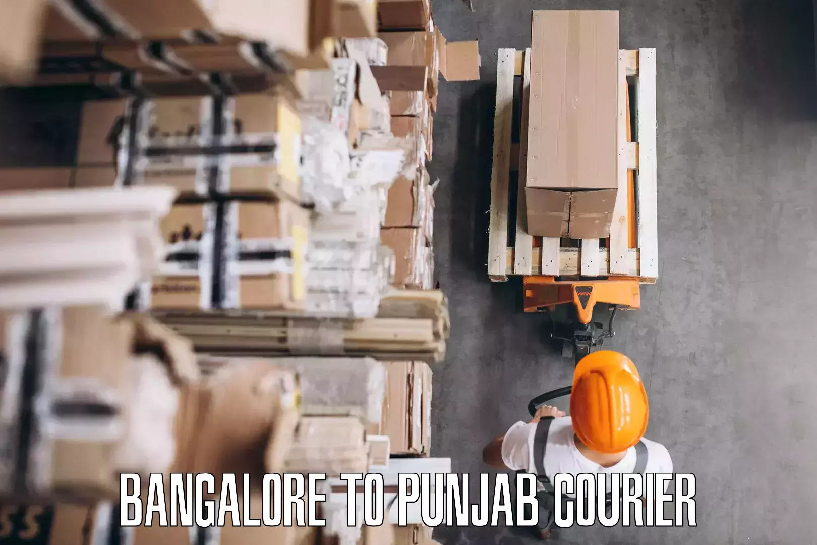 Home goods transport Bangalore to Dera Bassi