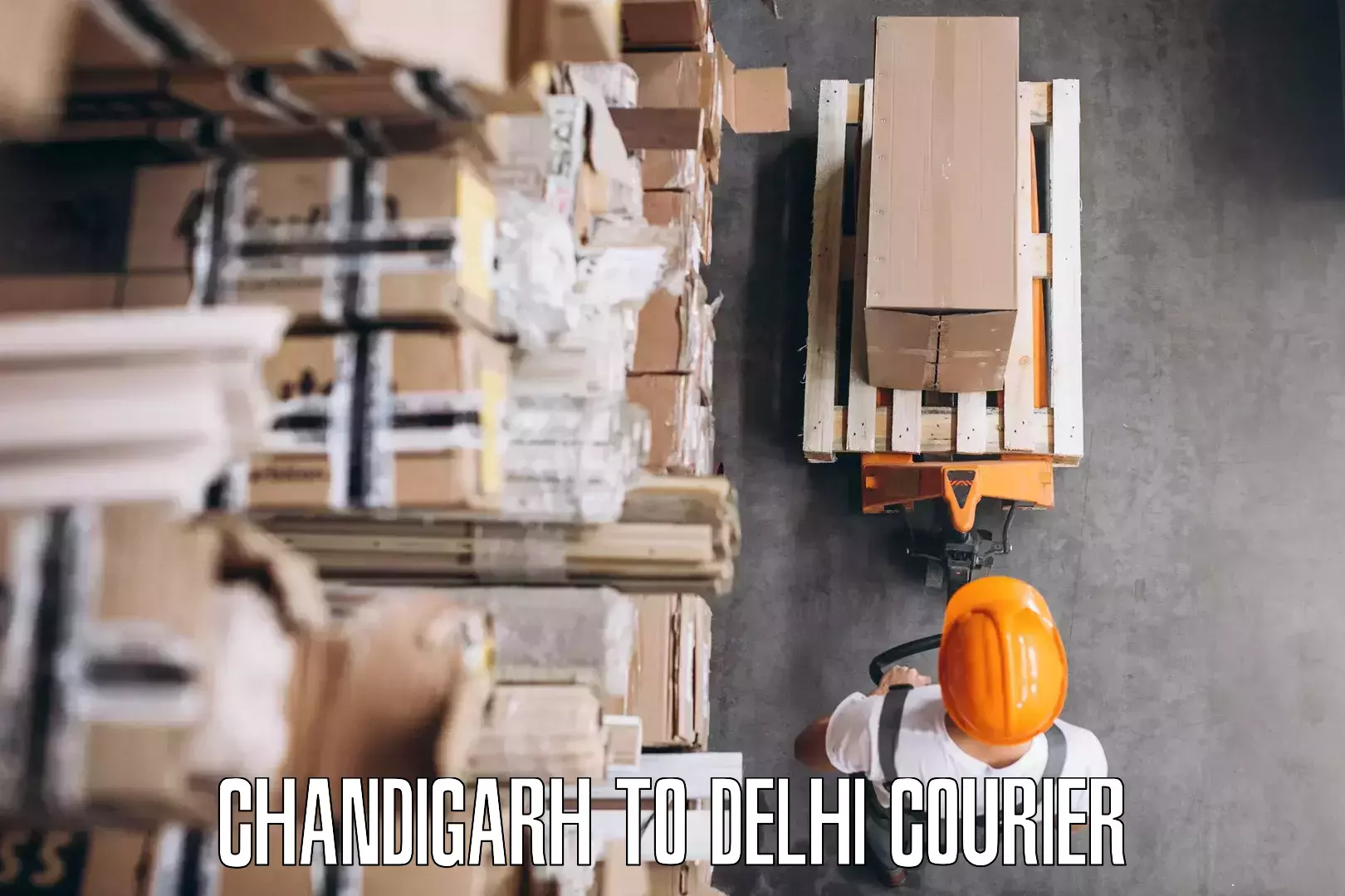 Household goods transport Chandigarh to Naraina Industrial Estate