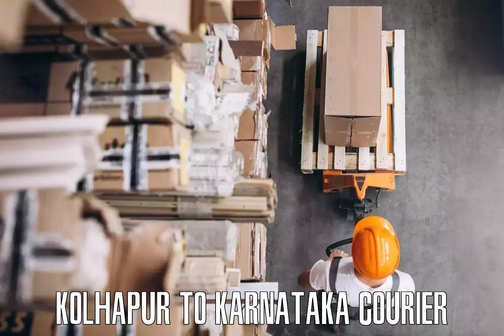 Efficient packing services Kolhapur to Karnataka