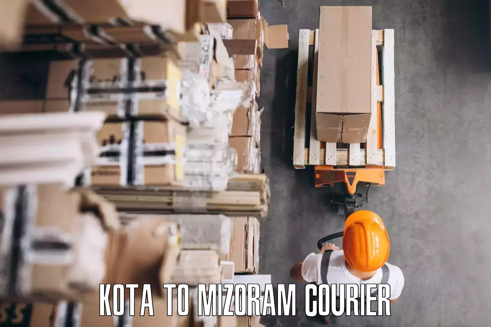 Household goods movers and packers Kota to Mizoram