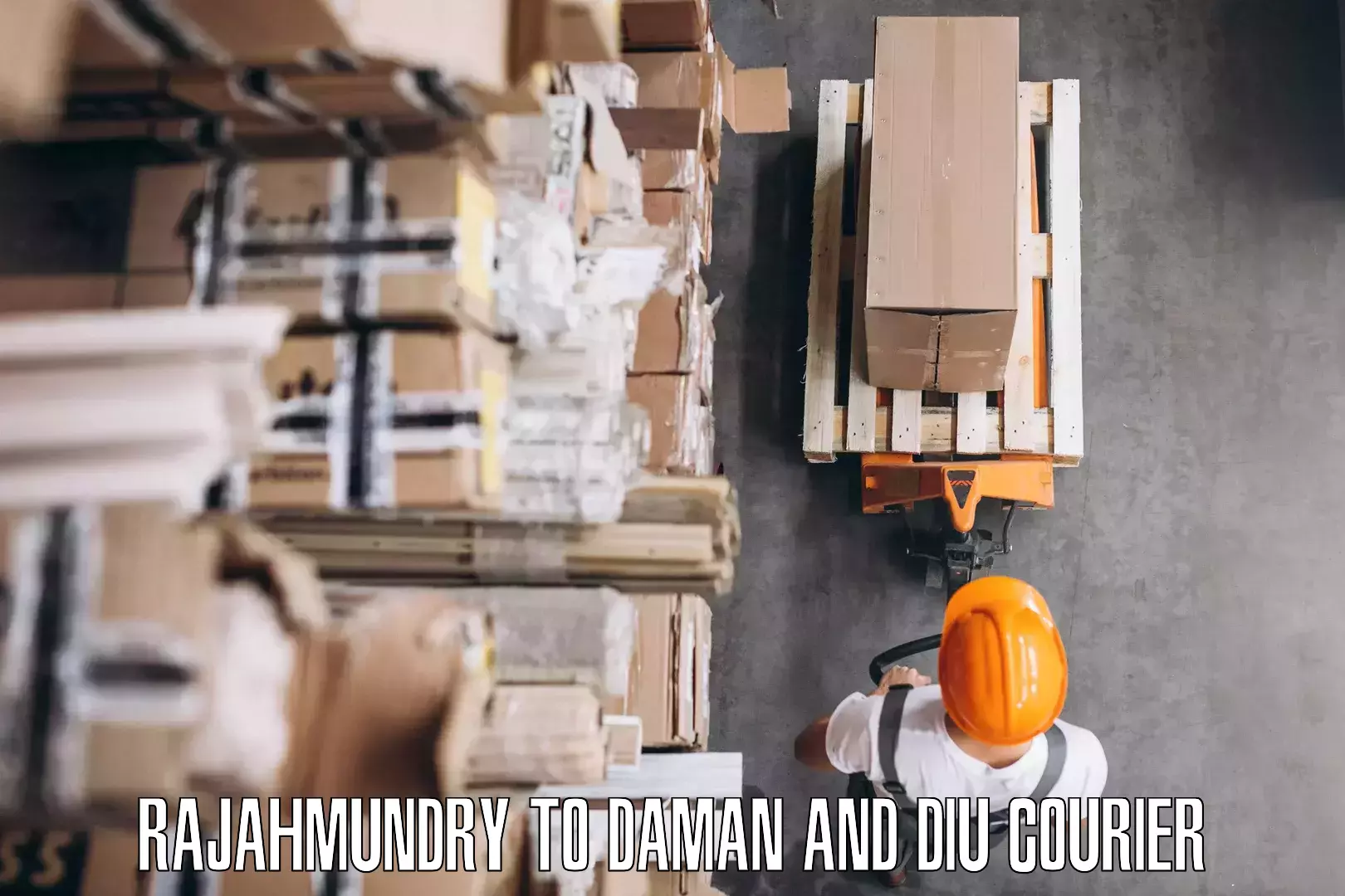 Expert goods movers Rajahmundry to Daman and Diu