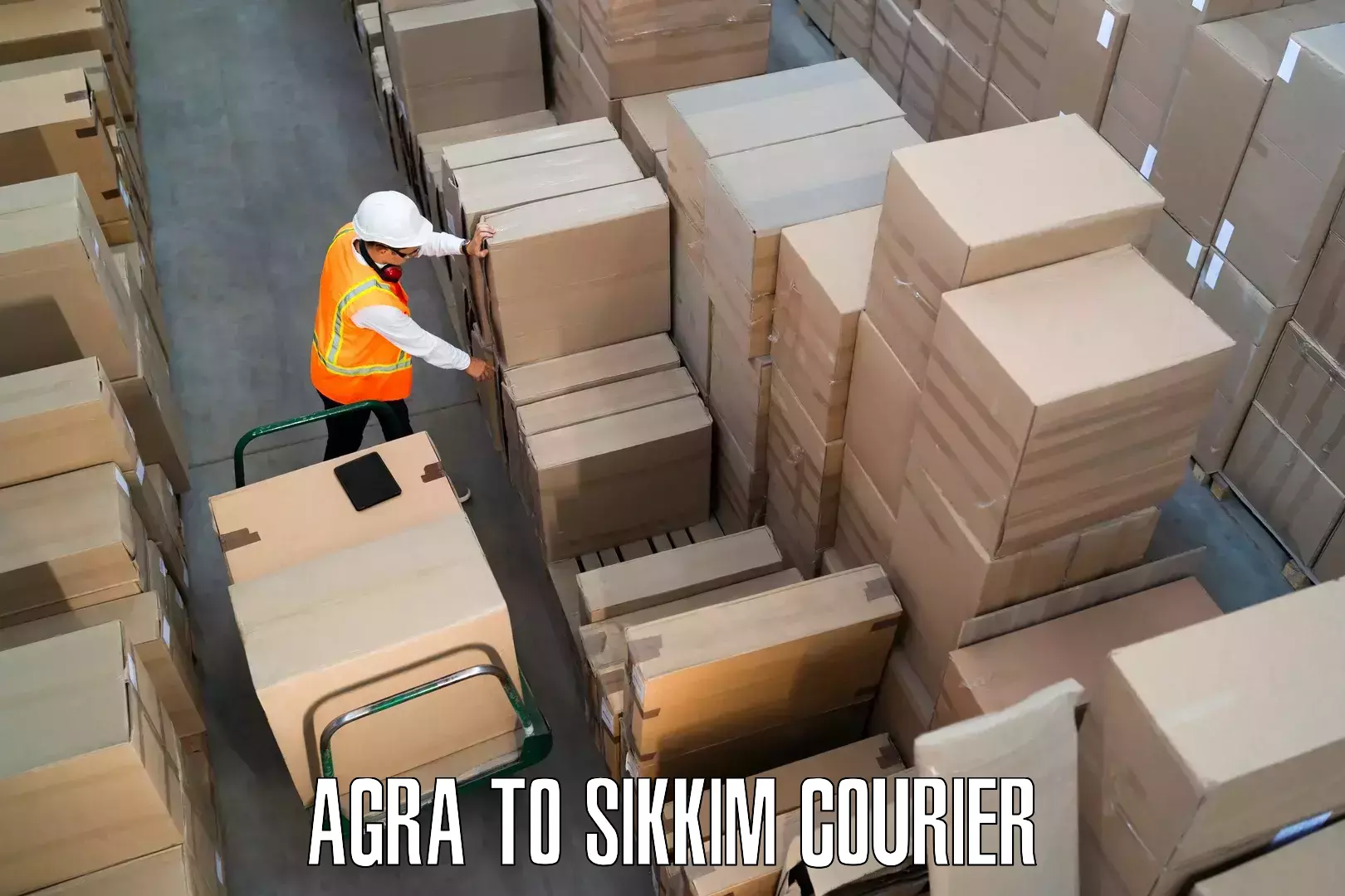 Furniture logistics Agra to West Sikkim