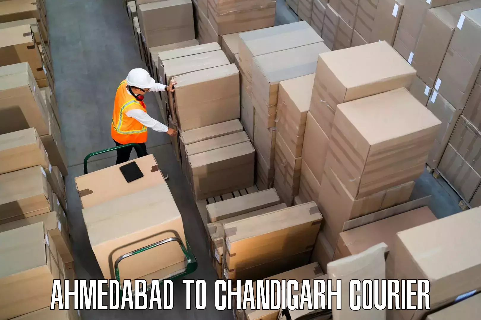 Home goods movers Ahmedabad to Panjab University Chandigarh