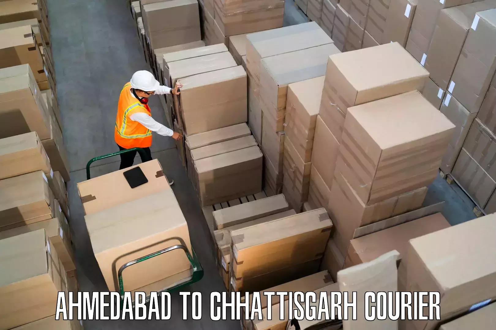 Furniture transport solutions Ahmedabad to Chhattisgarh