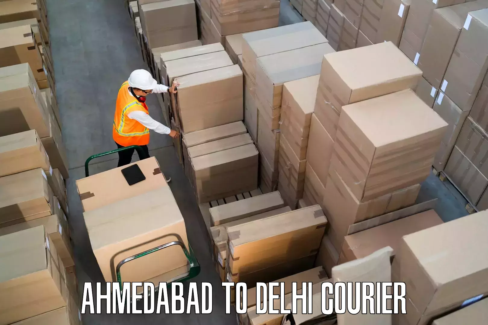 Home goods moving Ahmedabad to Guru Gobind Singh Indraprastha University New Delhi
