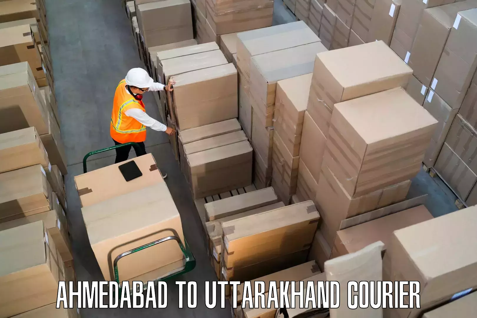 Packing and moving services Ahmedabad to Uttarakhand