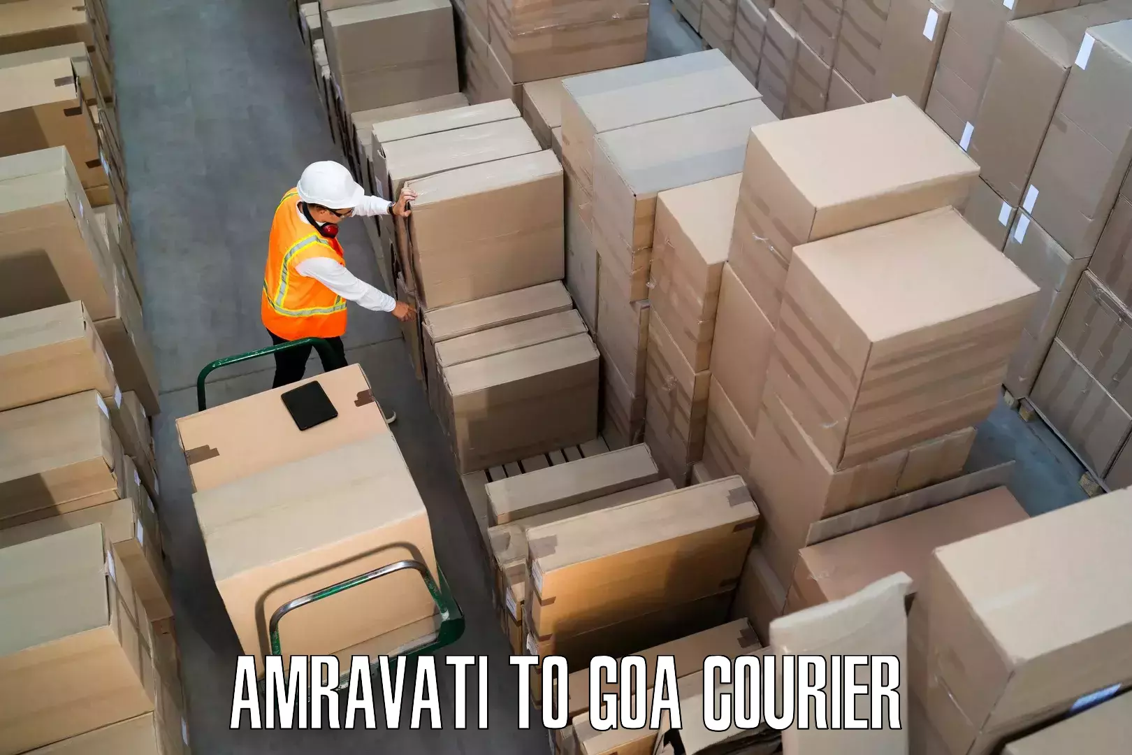 Professional furniture shifting Amravati to Canacona