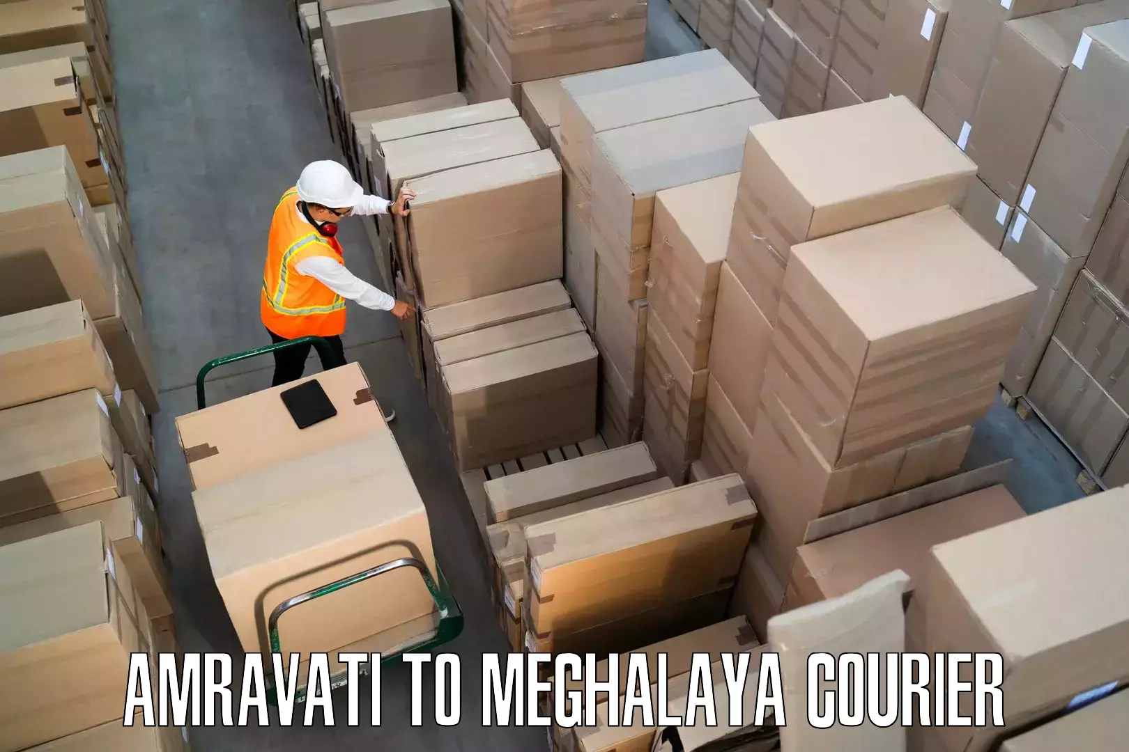 Home goods movers in Amravati to NIT Meghalaya