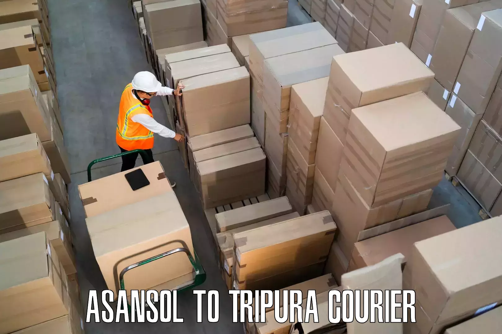 Nationwide furniture transport Asansol to Sonamura