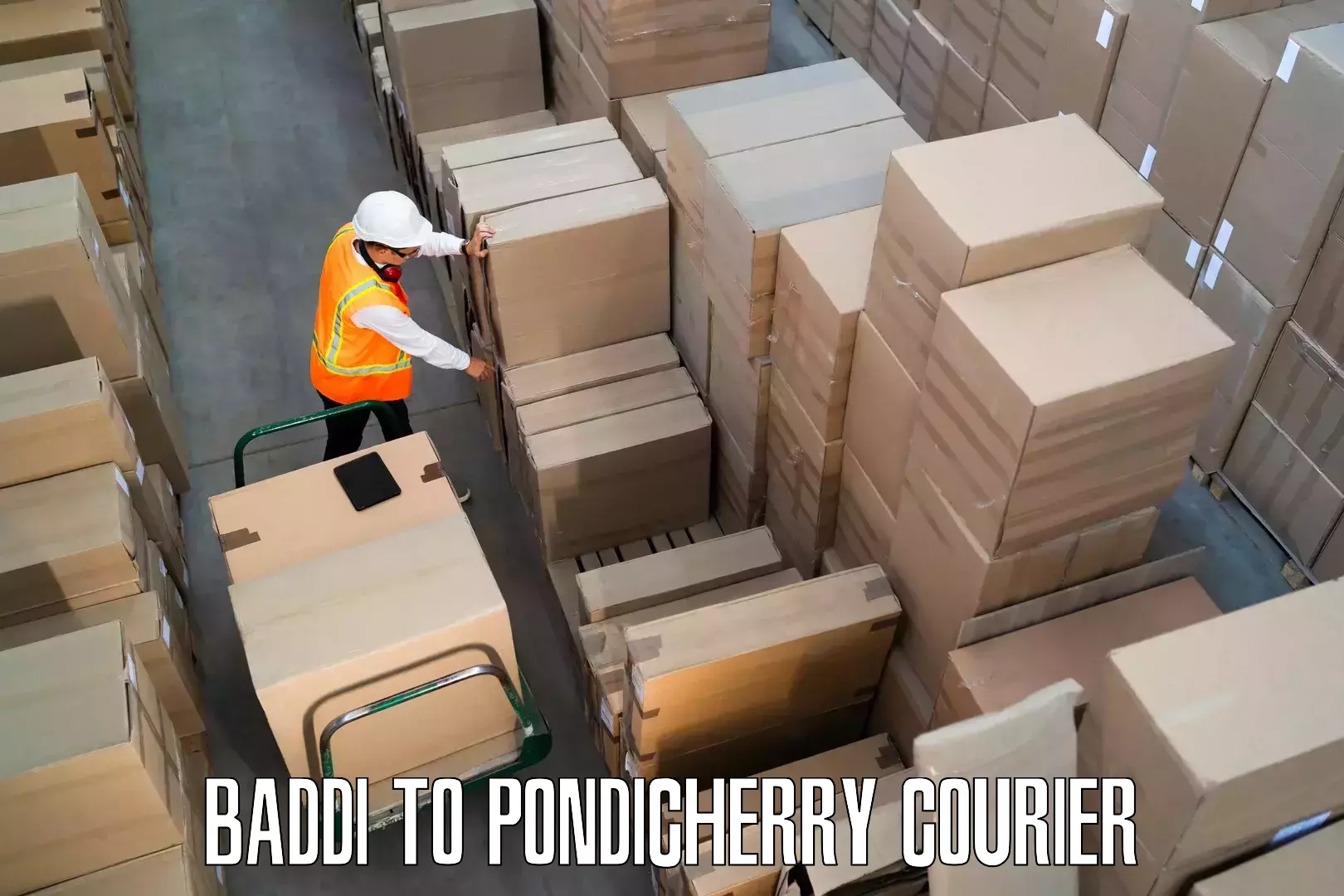 Full-service relocation Baddi to Pondicherry