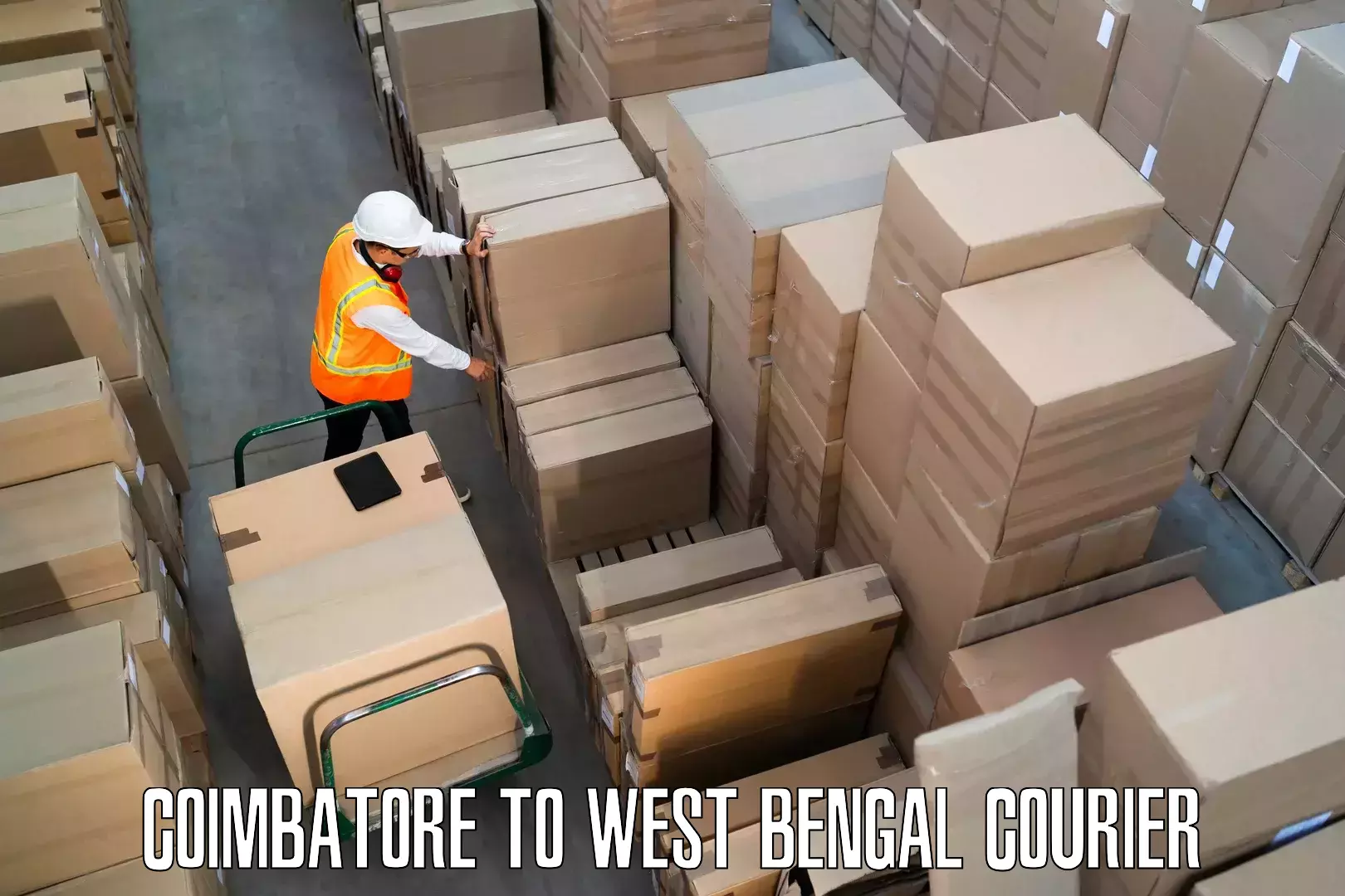 Professional packing and transport Coimbatore to Memari