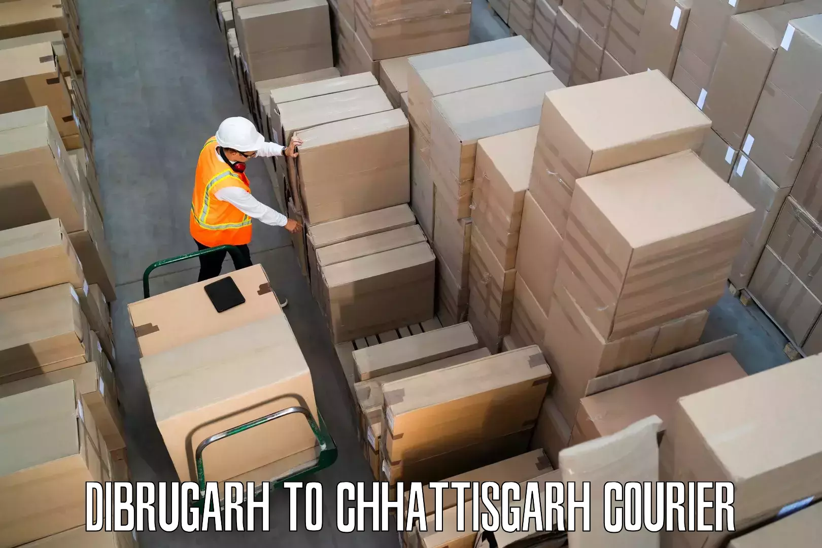Furniture transport experts Dibrugarh to Pathalgaon