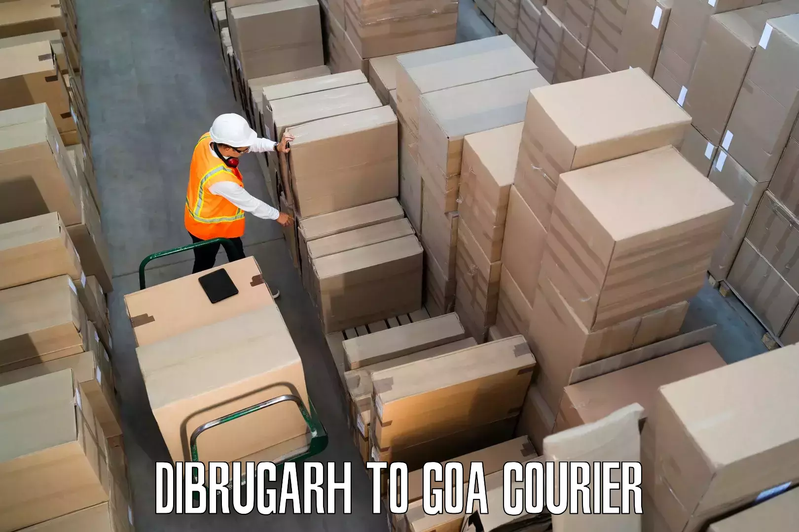 Household goods delivery Dibrugarh to IIT Goa