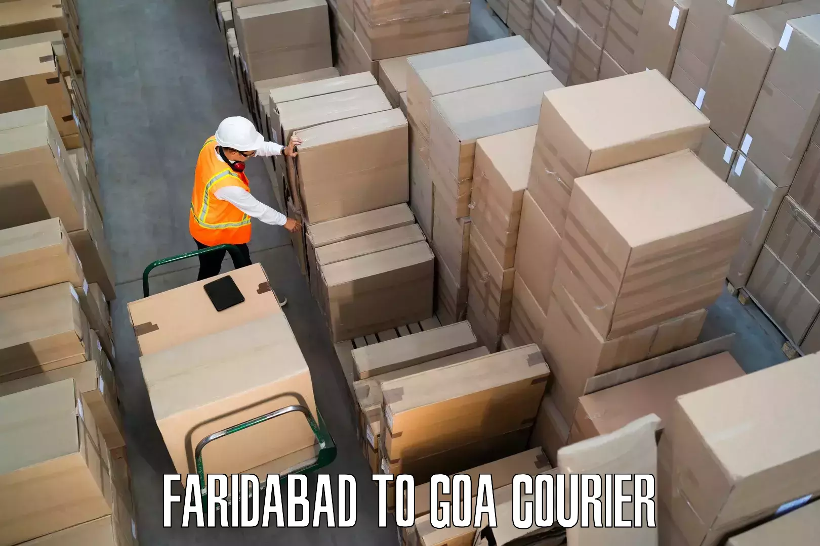 Door-to-door relocation services Faridabad to IIT Goa