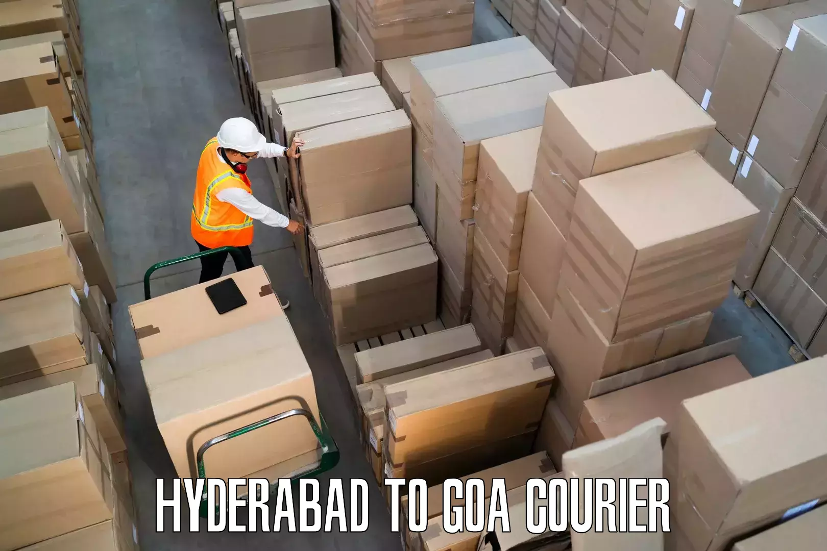 Quality furniture transport in Hyderabad to Sanvordem