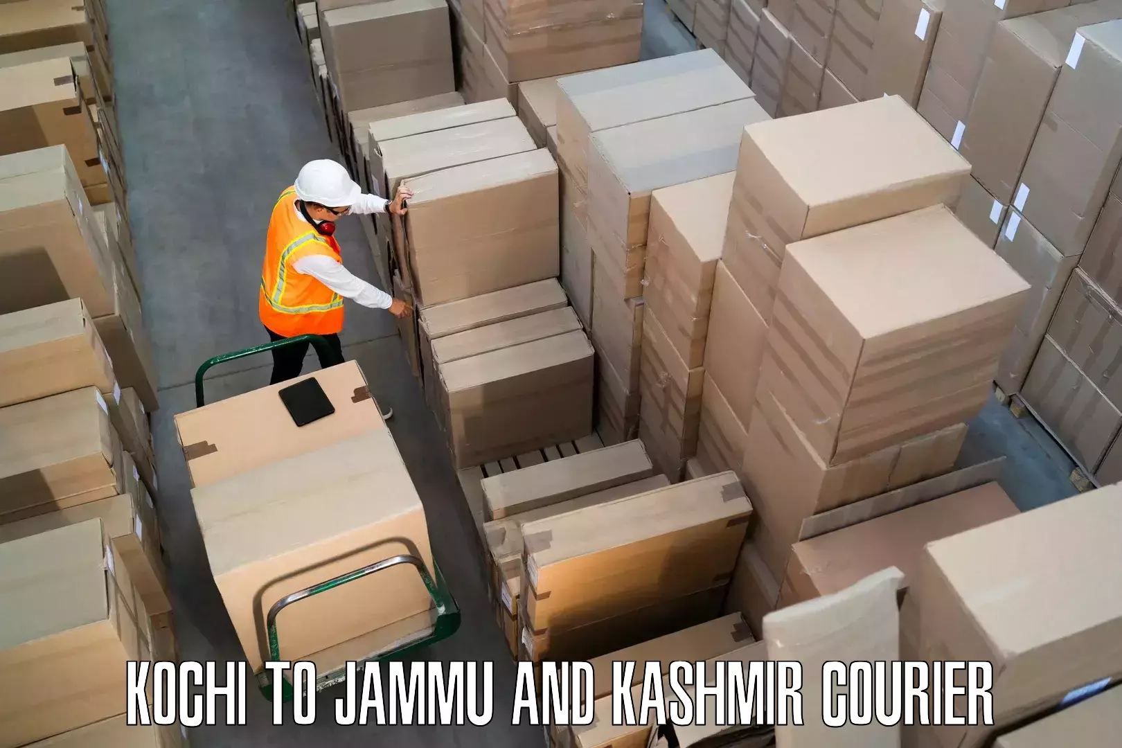 Furniture transport experts Kochi to Jammu