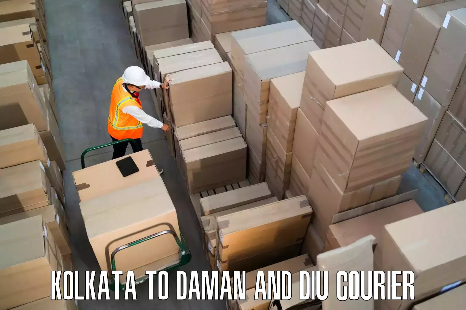 Efficient relocation services Kolkata to Daman and Diu