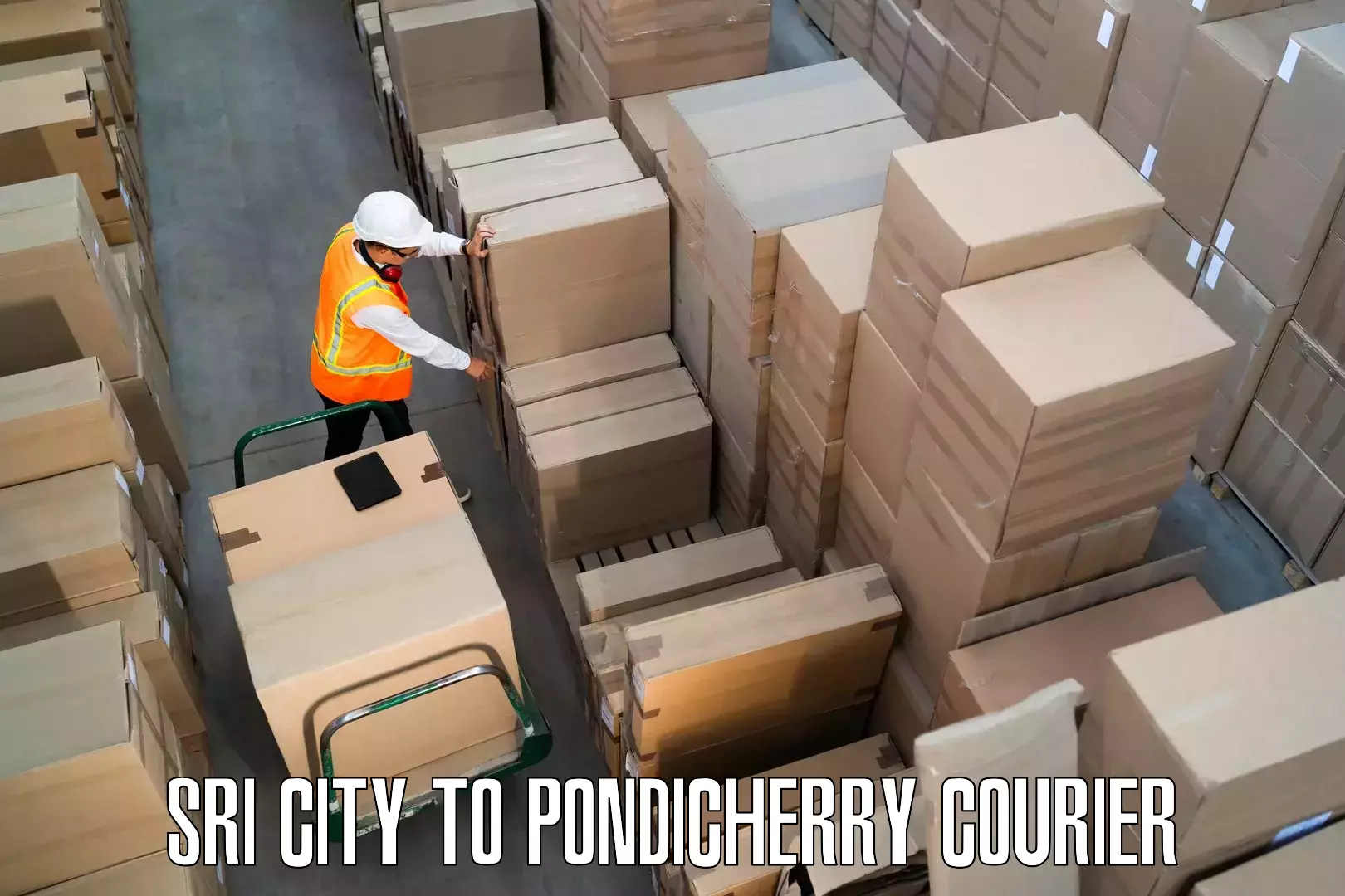 Household goods movers and packers Sri City to NIT Puducherry