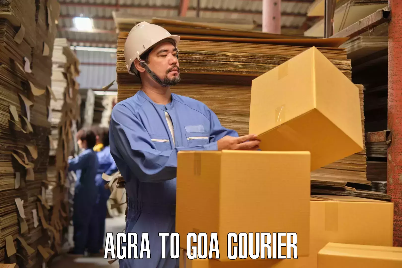 Household transport solutions Agra to Mormugao Port