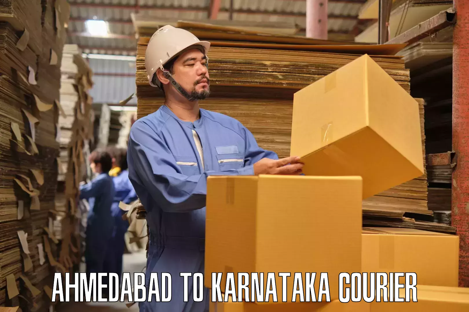 Efficient household movers Ahmedabad to Karnataka